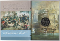 Great Britain 5 Pounds 2005
KM# 1053, N# 13409; Copper-Nickel; 200th Anniversary of the Battle of Trafalgar; With Original Booklet; Queen Elizabeth I...