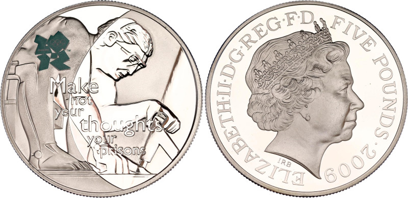 Great Britain 5 Pounds 2009
KM# 1144, N# 18529; Silver., Proof; A Celebration o...