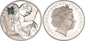 Great Britain 5 Pounds 2009
KM# 1144, N# 18529; Silver., Proof; A Celebration of Britain: The Mind series - Isaac Newton; Series: London 2012; Elizab...