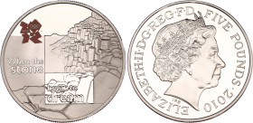 Great Britain 5 Pounds 2010
KM# 1152, N# 18533; Silver., Proof; A Celebration of Britain: The Body series - Giant's Causeway; Series: London 2012; El...