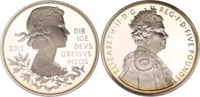 Great Britain 5 Pounds 2012
KM# 1216a, N# 31212; Silver., Proof; Elizabeth II; Queen's Diamond Jubilee