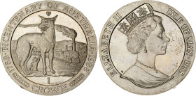Isle of Man 1 Crown 1988
KM# 226, N# 44549; Copper-nickel; 200th Anniversary of Founding of Australia; Elizabeth II; UNC