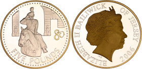 Jersey 5 Pounds 2006
KM# 142a, N# 82555; Silver., Proof; 80th birthday of Queen Elizabeth II
