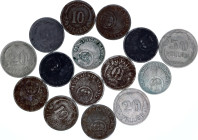Hungary Lot of 15 Coins 1926 - 1942 BP
KM# 507, 507a, 508, 509; VF - XF