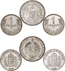 Hungary Lot of 3 Coins 1937 -1938
Silver; XF-