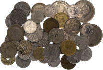 Spain Lot of 43 Coins 1940 -1990
Various denominations and dates; VG-XF