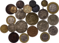 World Lot of 22 Coins 1861 - 2005
Various Denominations, Countries & Conditions; VF/AUNC