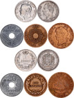 World Lot of 5 Coins 1875 - 1960
Various Countries, Dates & Denominations; with Silver; VF-XF
