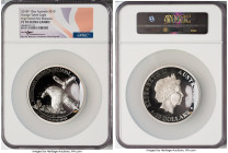 Elizabeth II silver Proof High Relief "Wedge-Tailed Eagle" 10 Dollars (10 oz) 2018-P PR70 Ultra Cameo NGC, Perth mint, KM-Unl. Mintage: 1,000. Slab ha...