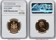 Elizabeth II gold Specimen "Confederation Centennial" 20 Dollars 1967 SP67 Cameo NGC, Royal Canadian mint, KM71. HID09801242017 © 2022 Heritage Auctio...