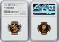 Elizabeth II gold Proof Sovereign 1982 PR69 Cameo NGC, KM919. HID09801242017 © 2022 Heritage Auctions | All Rights Reserved