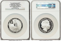 Elizabeth II silver Proof "Coronation 60th Anniversary" 10 Pounds (5 oz) 2013 PR70 Ultra Cameo NGC, S-M2. First Strike Presentation: 500. One of First...