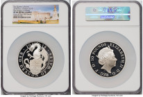 Elizabeth II silver Proof "Queen's Beasts - Red Dragon of Wales" 10 Pounds (5 oz) 2018 PR69 Ultra Cameo NGC, S-QBCSD3. Graded Presentation Mintage: 25...