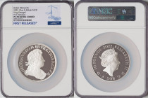 Elizabeth II silver Proof "King George I" 10 Pounds (10 oz) 2022 PR70 Ultra Cameo NGC, KM-Unl., S-Unl. Limited Edition Presentation: 150. British Mona...