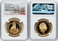 Elizabeth II gold Proof "King James I" 100 Pounds (1 oz) 2022 PR70 Ultra Cameo NGC, KM-Unl. Mintage: 610. British Monarchs series. One of First 100 St...