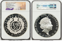 Elizabeth II silver Proof "90th Birthday" 500 Pounds (1 Kilo) 2016 PR70 Ultra Cameo NGC, S-NH6. One of First 200 Struck. HID09801242017 © 2022 Heritag...