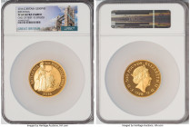 Elizabeth II gold Proof "Britannia" 500 Pounds (5 oz) 2016 PR69 Ultra Cameo NGC, S-BGH4. Graded Presentation Mintage: 10. One of First 10 Struck. Acco...