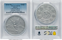 Estados Unidos silver "Libertad" Onza 2018-Mo MS70 PCGS, Mexico City mint, KM639. Antique finish. HID09801242017 © 2022 Heritage Auctions | All Rights...