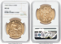 Republic gold 100 Soles 1969 MS66 NGC, Lima mint, KM231. HID09801242017 © 2022 Heritage Auctions | All Rights Reserved
