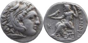 Greek Coins
KINGS OF MACEDON. Alexander III 'the Great'. Lampsakos. Circa 336-323 BC. AR Drachm 4.10 g. Head of Herakles right, wearing lion skin / A...