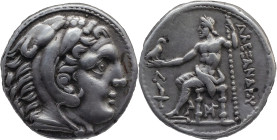 Greek Coins
KINGS OF MACEDON. Alexander III 'the Great' . Amphipolis. Circa 336-323 BC. AR Tetradrachm 17.07 g. Head of Herakles right, wearing lion ...