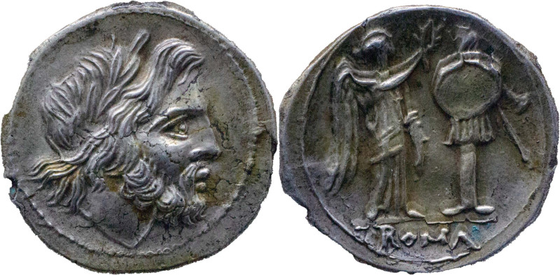Roman Republic
ANONYMOUS. Sicilian mint. Circa 211-208 BC. AR Victoriatus 2.99 ...