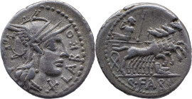 Roman Republic
Q. FABIUS LABEO. Rome. Circa 124 BC. AR Denarius 3.91 g. LABEO / ROMA, Helmeted head of Roma right, X (mark of value) to lower right. ...