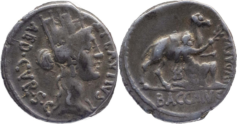 Roman Republic
A. PLAUTIUS. Rome. Circa 55 BC. AR Denarius 3.98 g. A PLAVTIVS /...