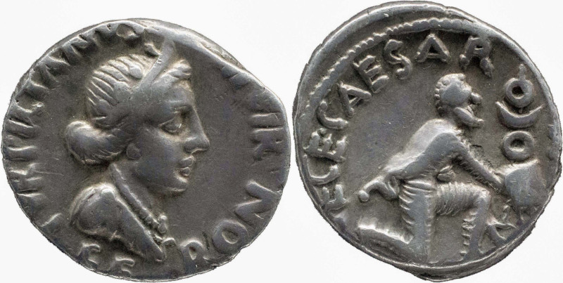 The Roman Empire
AUGUSTUS. P. Petronius Turpilianus, moneyer. Rome. Circa 27 BC...