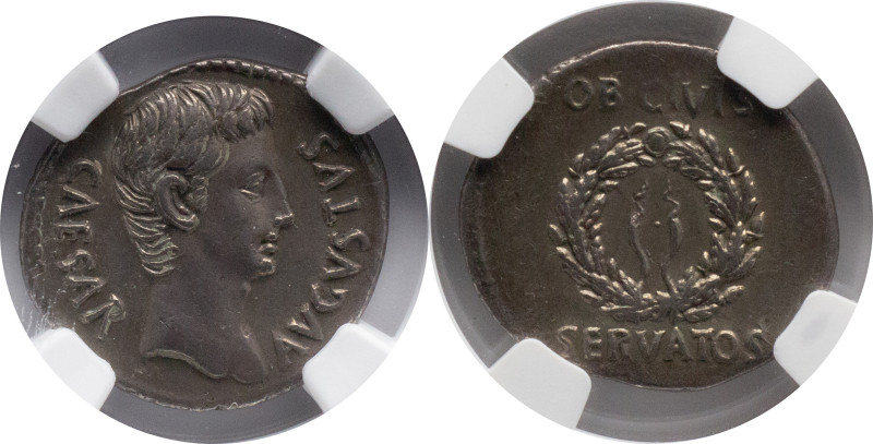 The Roman Empire
AUGUSTUS. Uncertain mint in Spain, possibly Colonia Patricia. ...