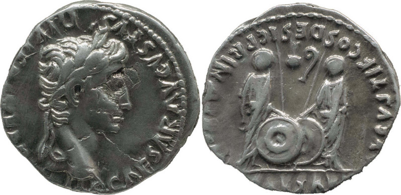 The Roman Empire
AUGUSTUS. Lugdunum. Circa 27 BC-14 AD. AR Denarius 3.60 g. CAE...