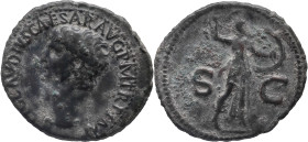 The Roman Empire
Cladius. Rome. Circa 41-54. AE As 10.12 g. TI CLAVDIVS CAESAR AVG P M TR P IMP P P, Bare head left / S - C, Minerva advancing right,...
