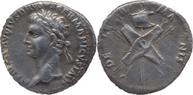 The Roman Empire
NERO CLAUDIUS DRUSUS (Died 9 BC). Rome. Struck under Claudius circa 41-54, AR Denarius 3.55 g. NERO CLAVDIVS DRVSVS GERMANICVS IMP, ...