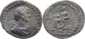 The Roman Empire
HADRIAN. Rome. Circa 117-138. AR Denarius 2.63 g. IMP CAES TRAIAN HADRIANO AVG DIVI TRA, Laureate bust right, slight drapery / PARTH...
