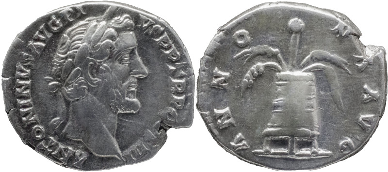 The Roman Empire
ANTONINUS PIUS. Rome. Circa 138-161. AR Denarius 3.38 g. ANTON...