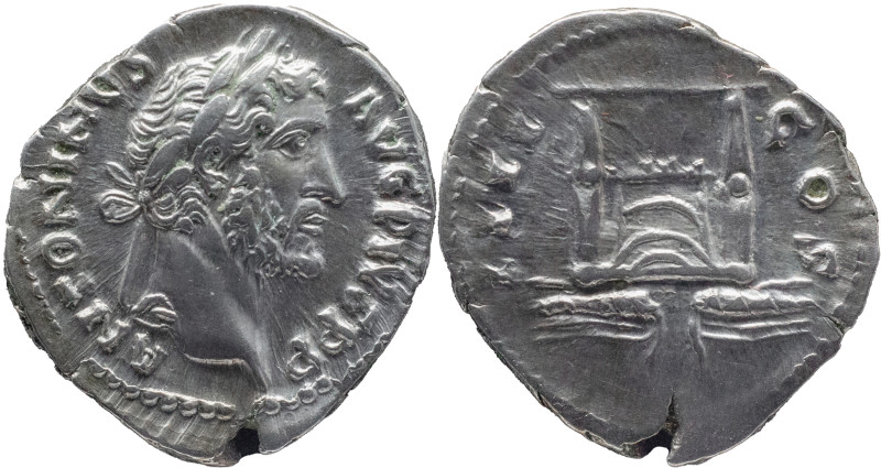 The Roman Empire
ANTONINUS PIUS. Rome. Circa 138-161. AR Denarius 2.91 g. ANTON...