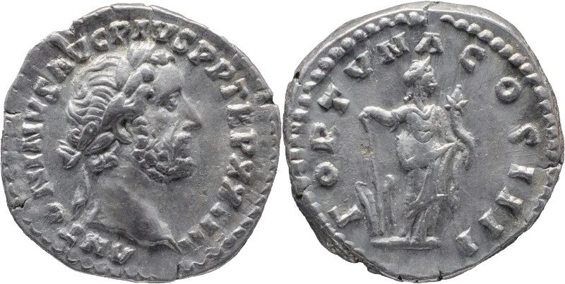 The Roman Empire
ANTONINUS PIUS. Rome. Circa 138-161. AR Denarius 3.38 g. ANTON...