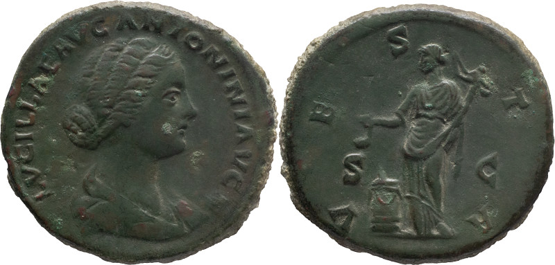 The Roman Empire
Lucilla, daughter of Marcus Aurelius. Rome. Circa 182. AE Sest...