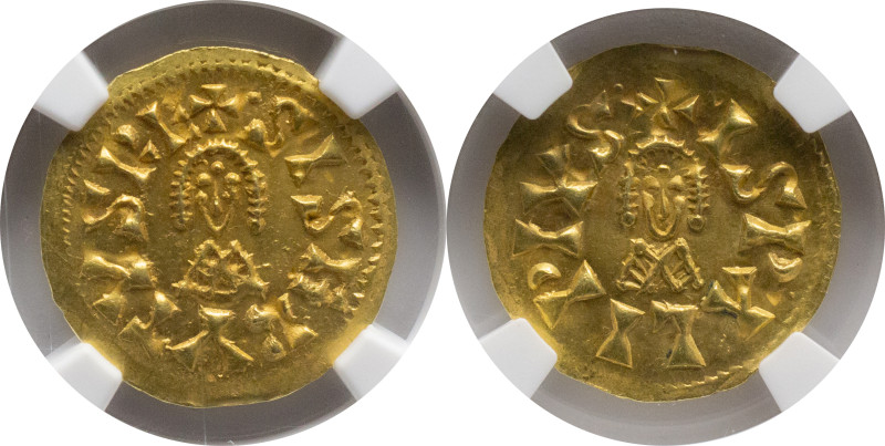 Visigothic Kingdom
Sisebut. Ispali mint. Circa 612-621. AU Tremissis 1.42 g. +S...