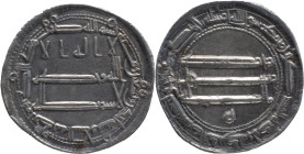 Abbasid Caliphate
al-Rashid. AH188 Madinat al-Salam. AR Dirham 2.90 g. Album 219.2