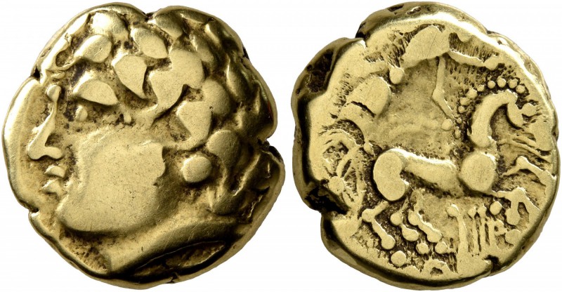 CELTIC, Central Gaul. Arverni. Late 2nd-early 1st century BC. Stater (Gold, 16 m...