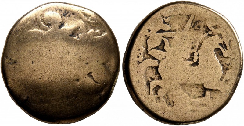 CELTIC, Northwest Gaul. Baiocassi. 2nd-1st century BC. Stater (Electrum, 19 mm, ...