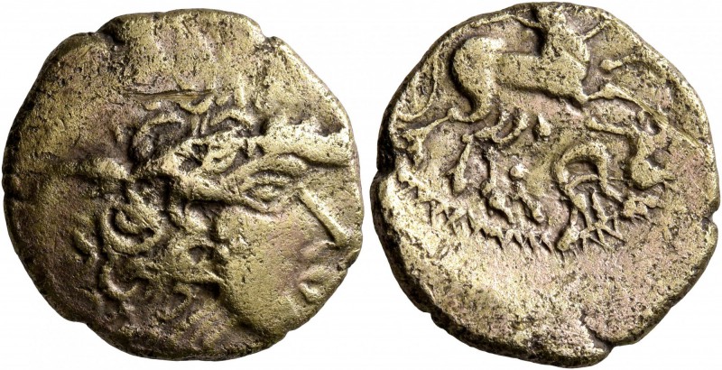 CELTIC, Northwest Gaul. Carnutes. 2nd-early 1st century BC. Stater (Electrum, 21...