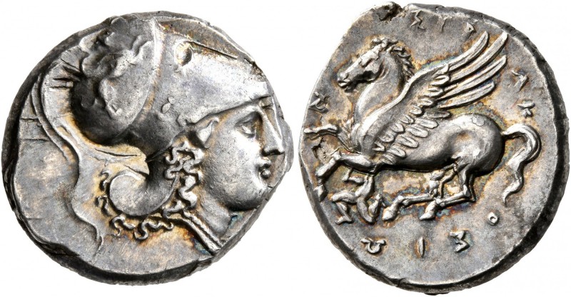 SICILY. Syracuse. Agathokles , 317-289 BC. Stater (Silver, 21 mm, 8.46 g, 9 h), ...