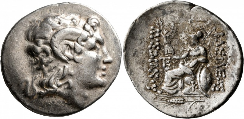 KINGS OF THRACE. Lysimachos, 305-281 BC. Tetradrachm (Silver, 32 mm, 16.86 g, 12...