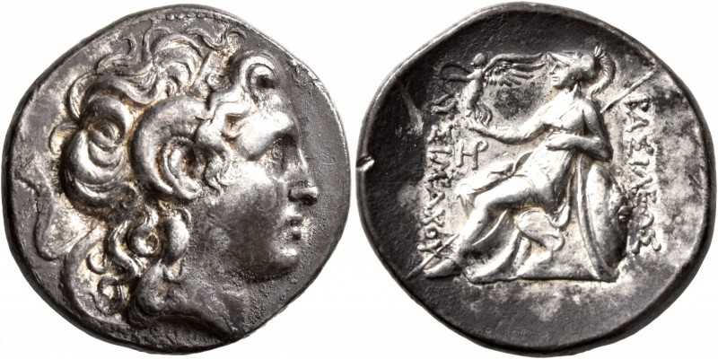 KINGS OF THRACE. Lysimachos, 305-281 BC. Tetradrachm (Silver, 27 mm, 16.99 g, 1 ...