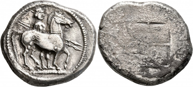 KINGS OF MACEDON. Alexander I, 498-454 BC. Oktadrachm (Silver, 32 mm, 27.70 g), ...