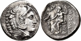 KINGS OF MACEDON. Alexander III ‘the Great’, 336-323 BC. Tetradrachm (Silver, 26 mm, 17.07 g, 9 h), Amphipolis, struck by Antipater under Philip III, ...
