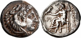 KINGS OF MACEDON. Alexander III ‘the Great’, 336-323 BC. Tetradrachm (Silver, 28 mm, 17.09 g, 12 h), Pella, struck under Antipater or Polyperchon, cir...