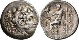 KINGS OF MACEDON. Alexander III ‘the Great’, 336-323 BC. Tetradrachm (Silver, 28 mm, 16.50 g, 1 h), Kallatis, circa 250-225. Head of Herakles to right...